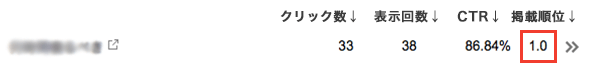 ランキング上位なのに表示少ない